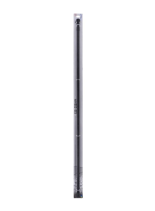 Tendance Aluminum Shower Bar Extendable Curtain Rod Black 135 to 250 cm 2104103 - Image 2